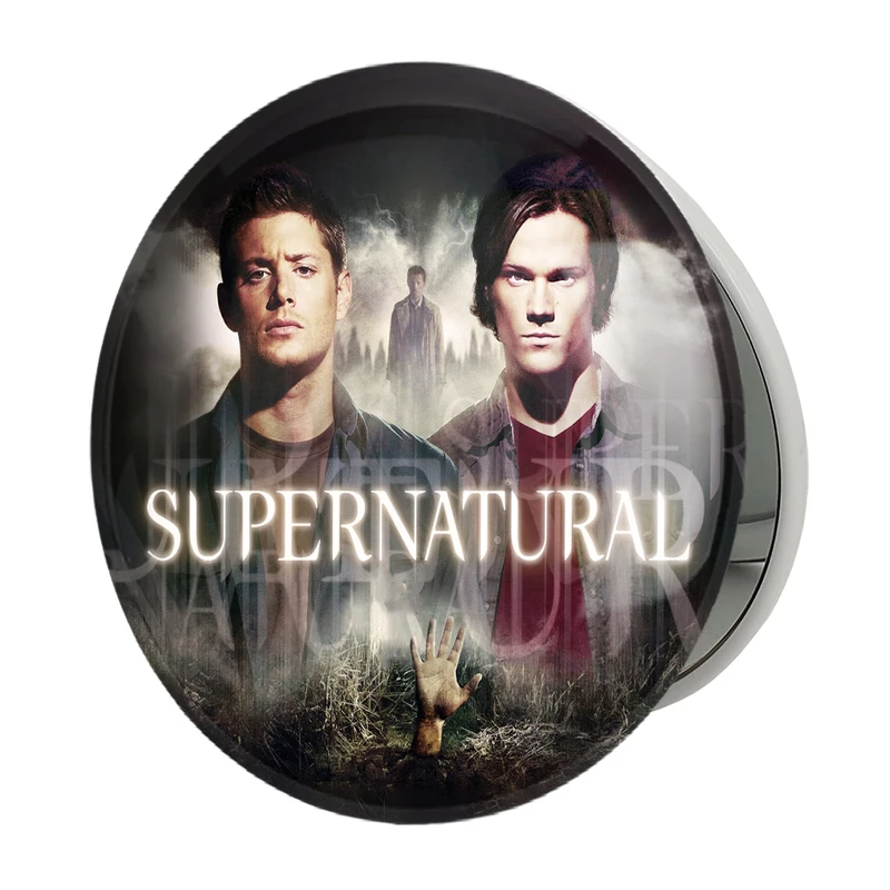 آینه جیبی خندالو طرح سریال سوپرنچرال Supernatural مدل تاشو کد 24529 