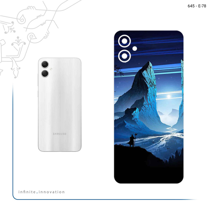 برچسب پوششی ماهوت مدل Blue Mountains Digital Art مناسب برای گوشی موبایل سامسونگ Galaxy A05