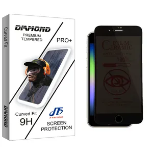 JF Diamond Glass CRM Privacy Ceramics Screen Protector For Apple iPhone Se 2022