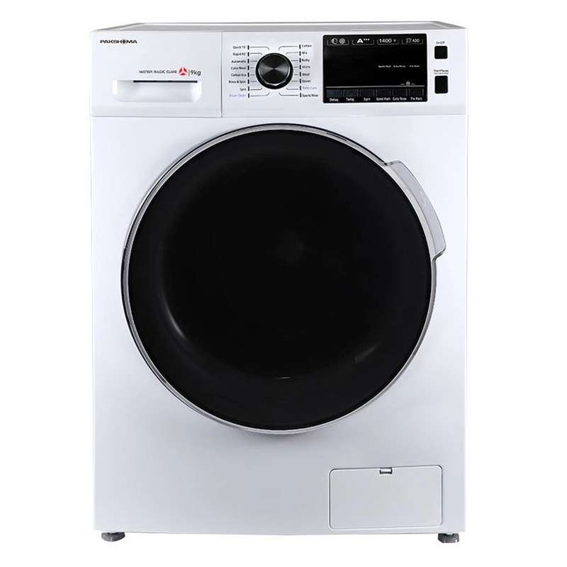 ماشین لباسشویی پاکشوما مدل BWF 41901 WT ظرفیت 9 کیلوگرم