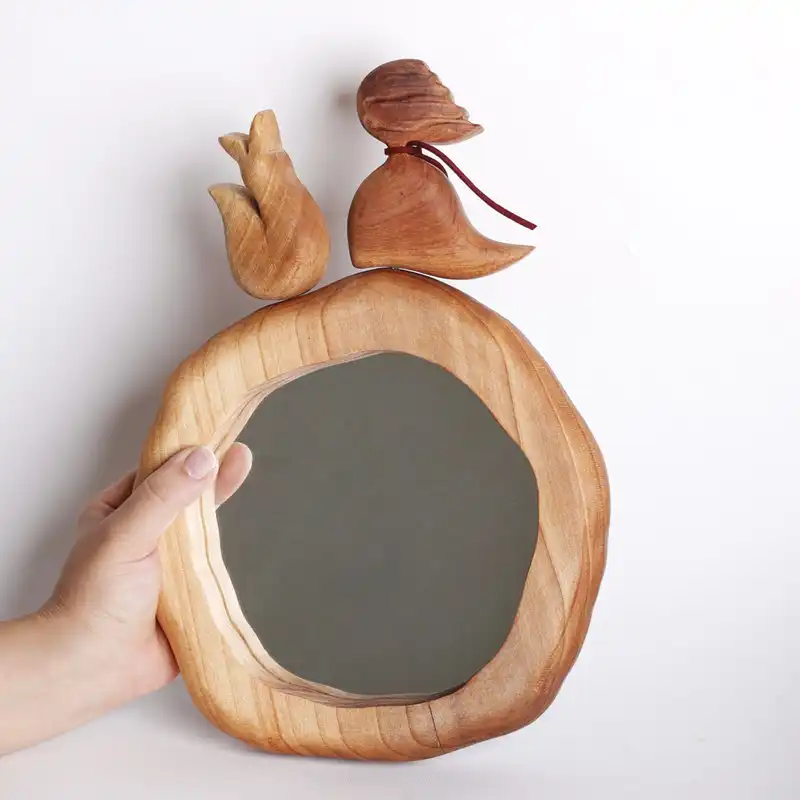 آینه چوبی کارکیا طرح شازده کوچولو کد W24