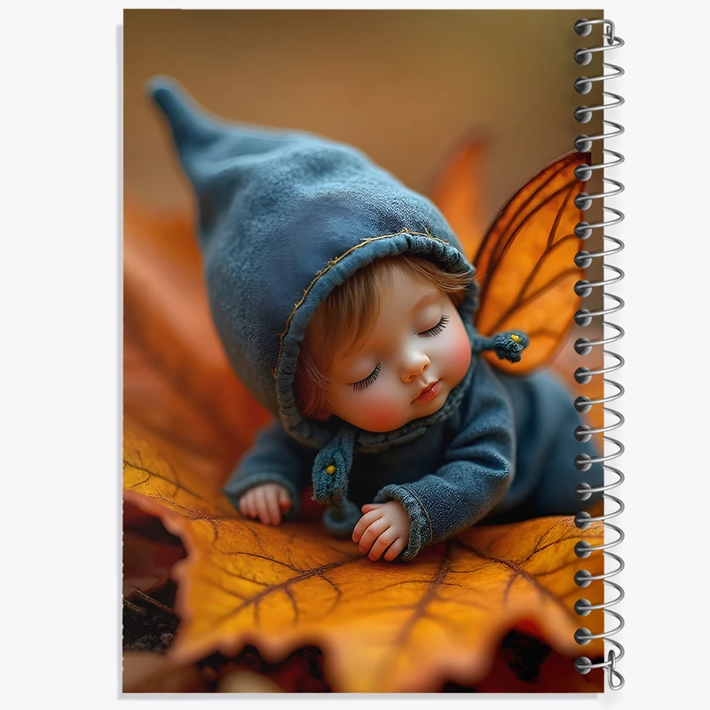 دفتر ژورنال نویسی 50 برگ خندالو مدل نقطه ای طرح پسر کیوت کد F6120