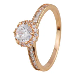 انگشتر زنانه ژوپینگ مدل تک نگین کد AAE598