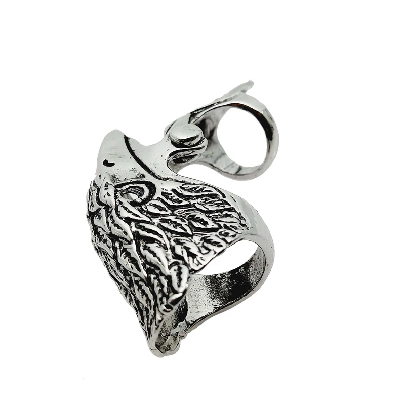 انگشتر مردانه مدل عقاب دو مفصلی کد 603ANM