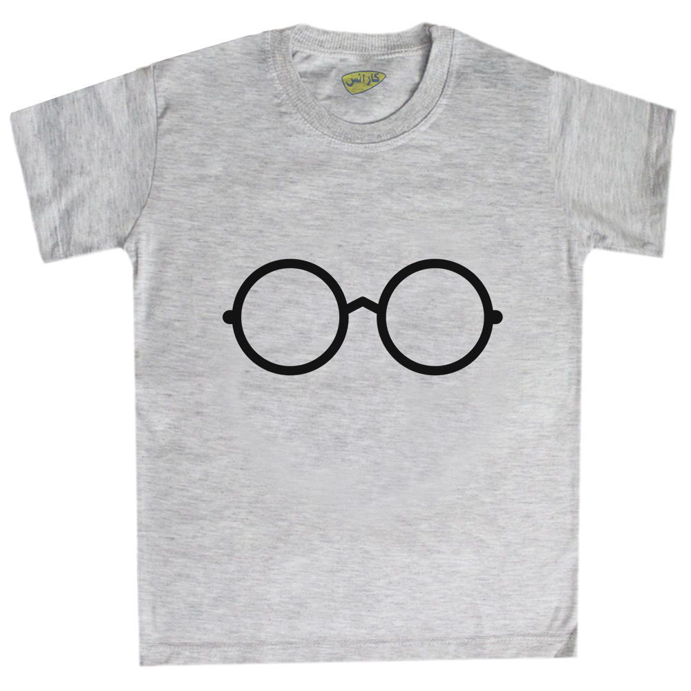 تی شرت پسرانه کارانس طرح عینک مدل BTM-2030