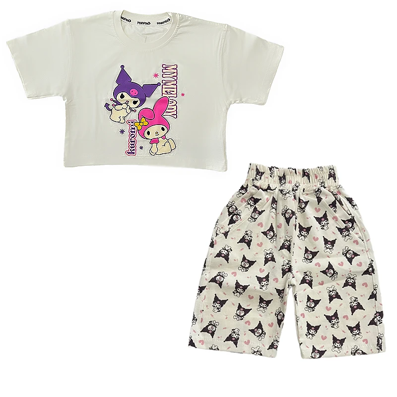 ست تی شرت و شلوارک بچگانه مدل کرومی کد PN00211