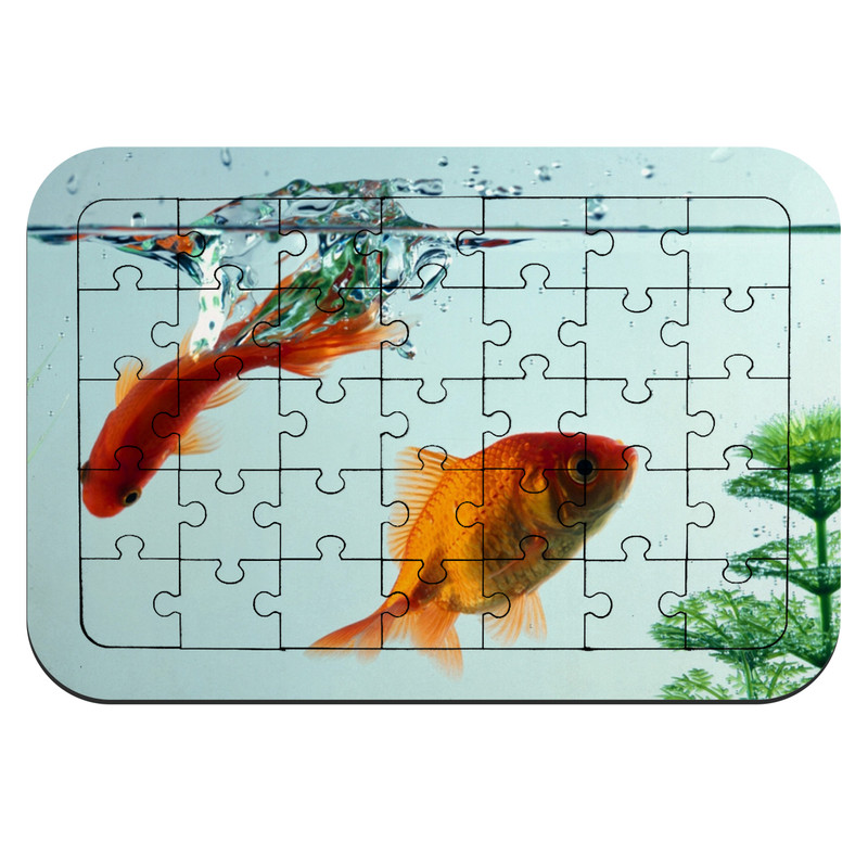 پازل 35 تکه طرح ماهی قرمز مدل NI1963
