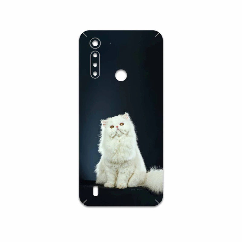 برچسب پوششی ماهوت مدل Persian cat مناسب برای گوشی موبایل موتورولا Moto G8 Power Lite