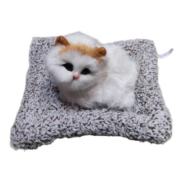 عروسک مدل گربه بالشتی موزیکال طول 20 سانتی متر