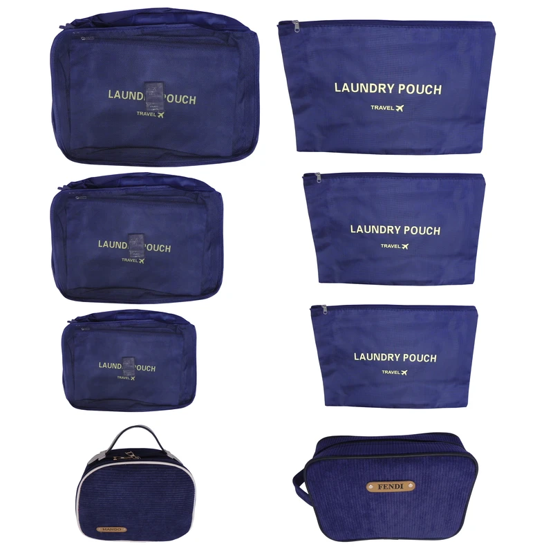 نظم دهنده ساک و چمدان سفری کد 0087 بسته 8 عددی