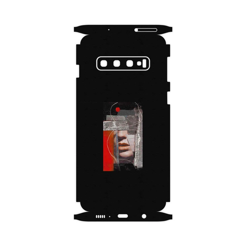 برچسب پوششی ماهوت مدل Collage of Mouth-FullSkin مناسب برای گوشی موبایل سامسونگ Galaxy S10
