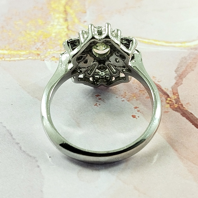 انگشتر نقره زنانه سلین کالا مدل برلیان کد 163