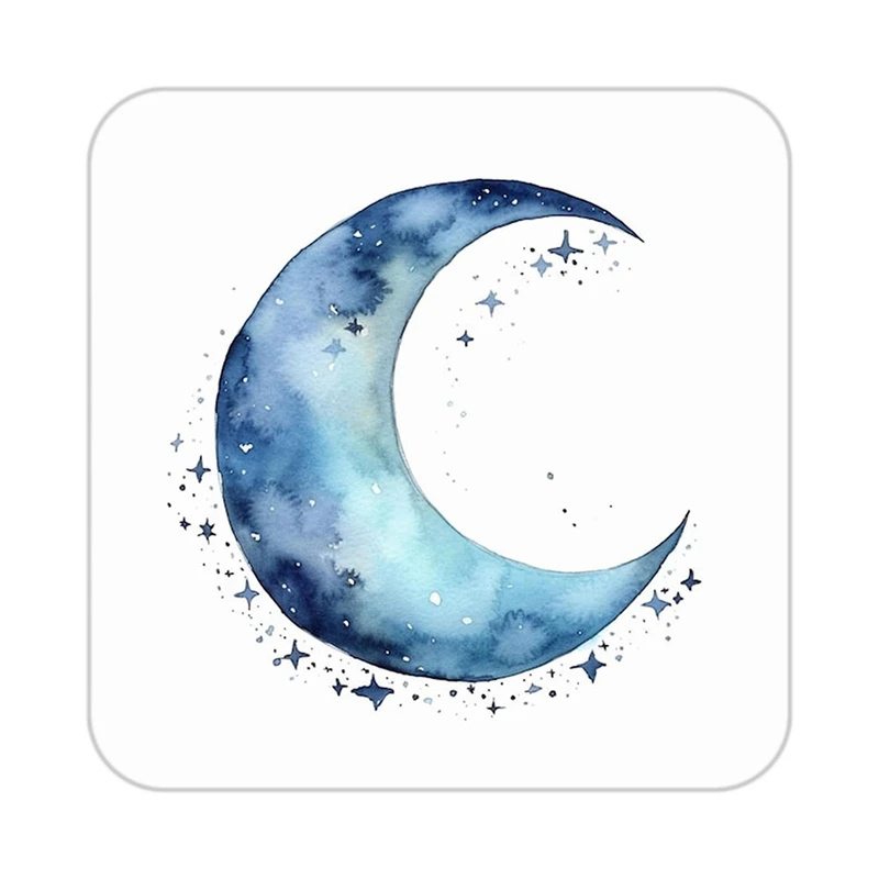 زیر لیوانی کاکتی طرح ماه و ستاره مدل mp53421