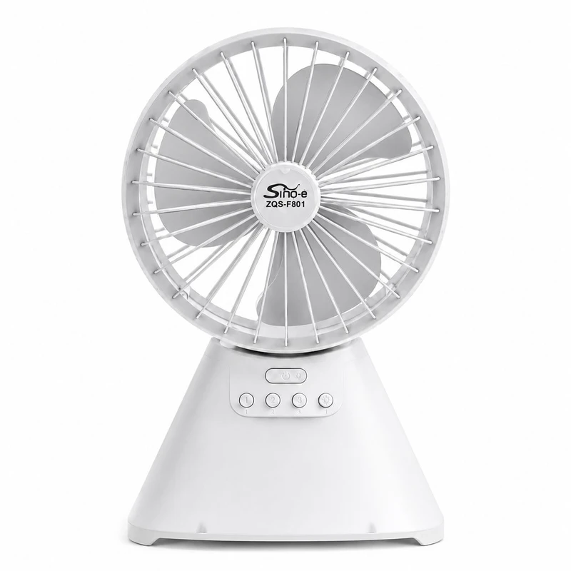 پنکه رومیزی شارژی مدل بلوتوثی اسپیکردار ZQS-F801