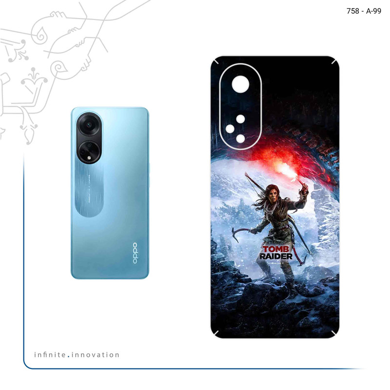برچسب پوششی ماهوت مدل Tomb Raider Game Series مناسب برای گوشی موبایل اپو A98