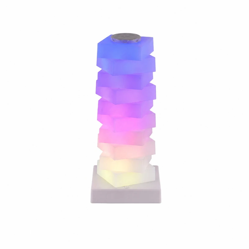 آباژور مدل پیکسلی چرخشی نور RGB