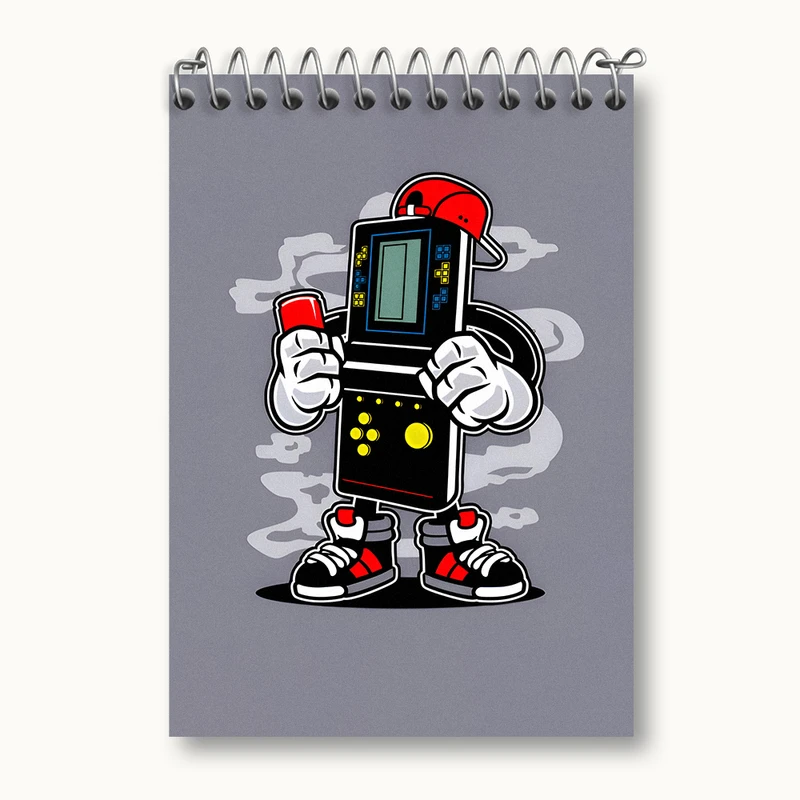 دفتر یادداشت 50 برگ خندالو طرح گیم (Game) کد N4837