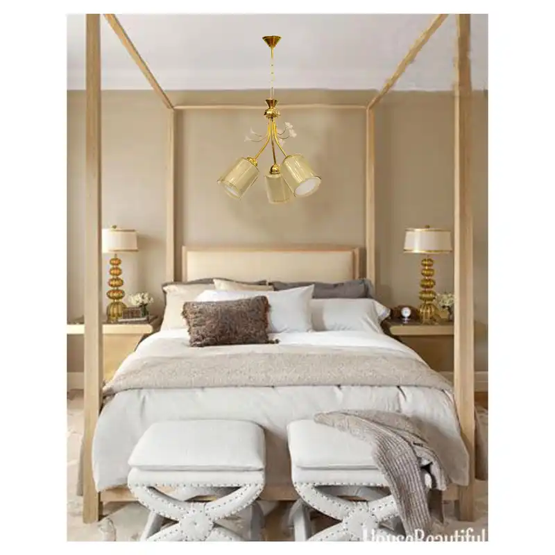 لوستر 3 شعله پلاس نور وش مدل کاج کد 6