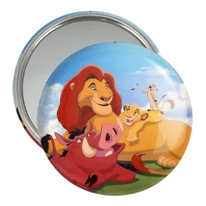 آینه جیبی خندالو مدل شیرشاه Lion King  کد 10700