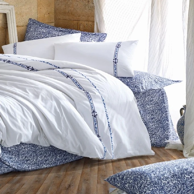 سرویس ملحفه کاتن باکس مدل Majestic دو نفره 6 تکه