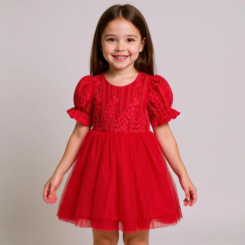 عکس شماره 3 : پیراهن دخترانه مدل mb34