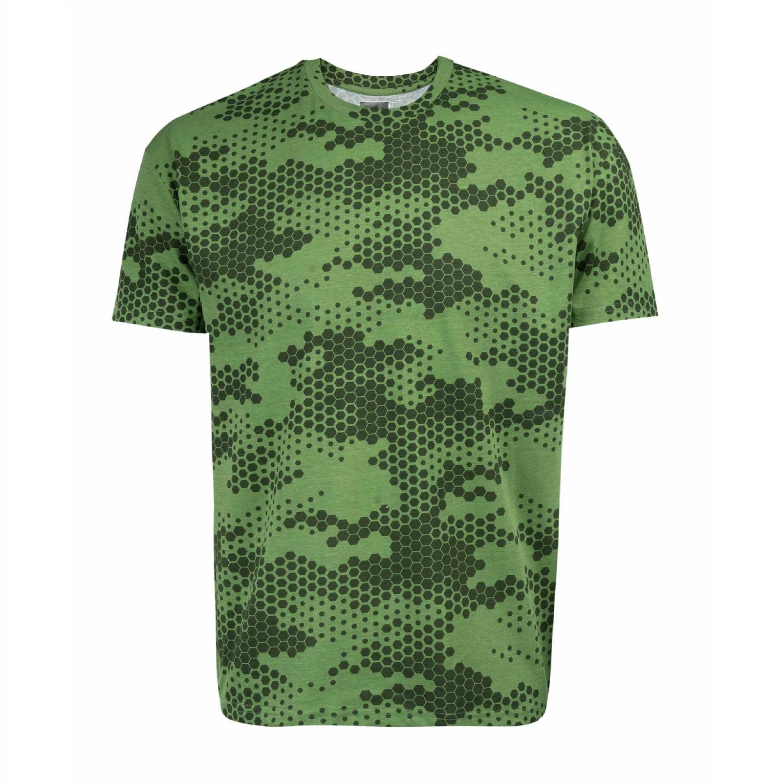 تی شرت آستین کوتاه مردانه جوتی جینز مدل یقه گرد کد 1551136 رنگ سبز زیتونی -  - 1