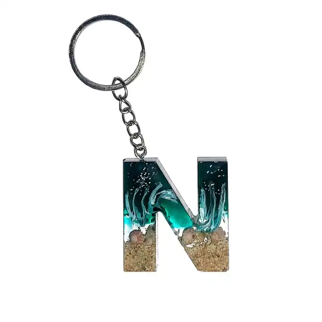 جاکلیدی رزینی طرح دریا مدل حرف N