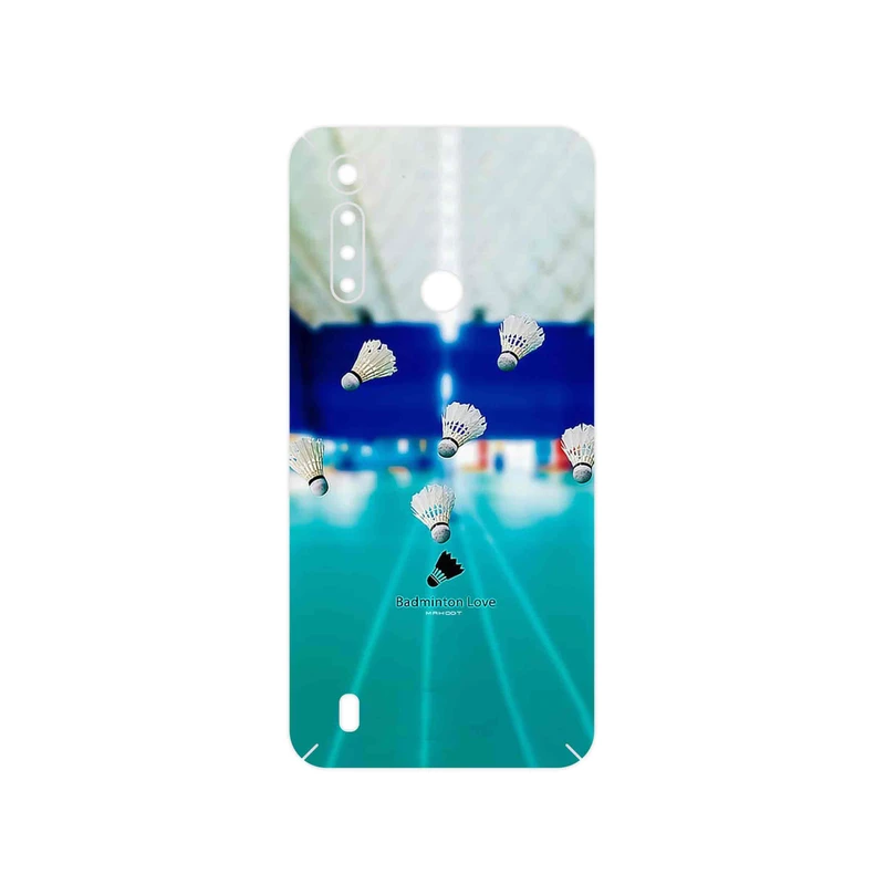 برچسب پوششی ماهوت مدل Badminton مناسب برای گوشی موبایل موتورولا Moto G8 Power Lite