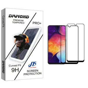 JF Diamond glass Screen Protector For Samsung Galaxy M20 Pack Of 2