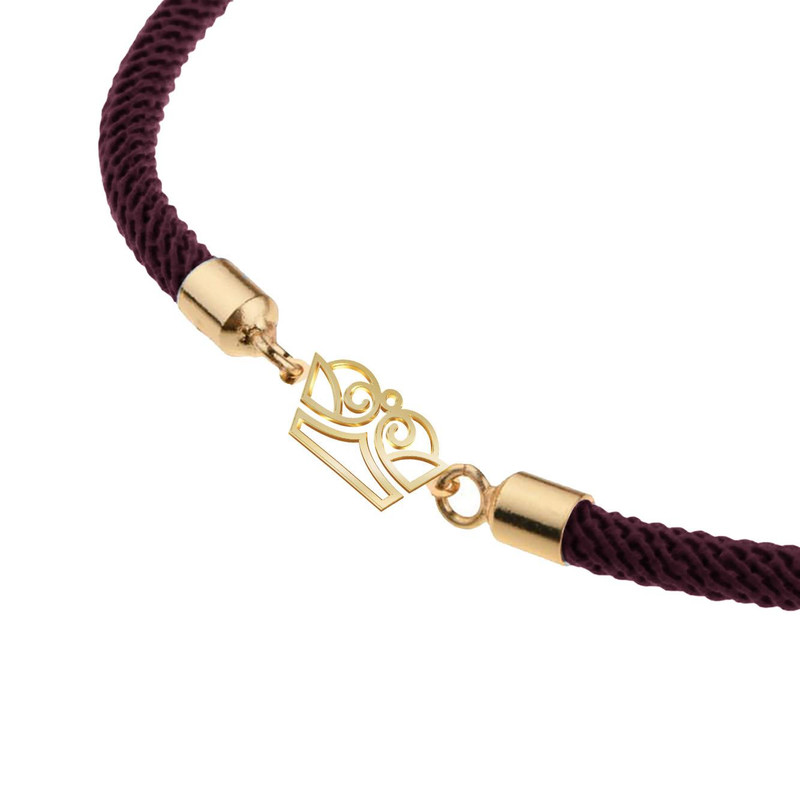 دستبند طلا 18 عیار زنانه مدوپد مدل تاج کد D11-10365