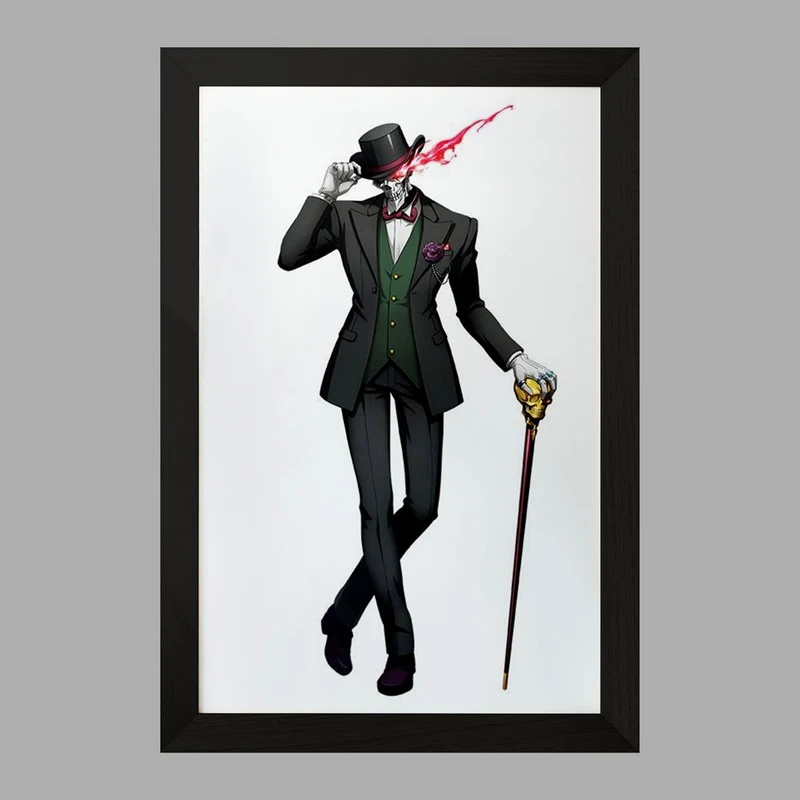 تابلو خندالو مدل اینز ساما انیمه اورلرد Overlord  کد 18320