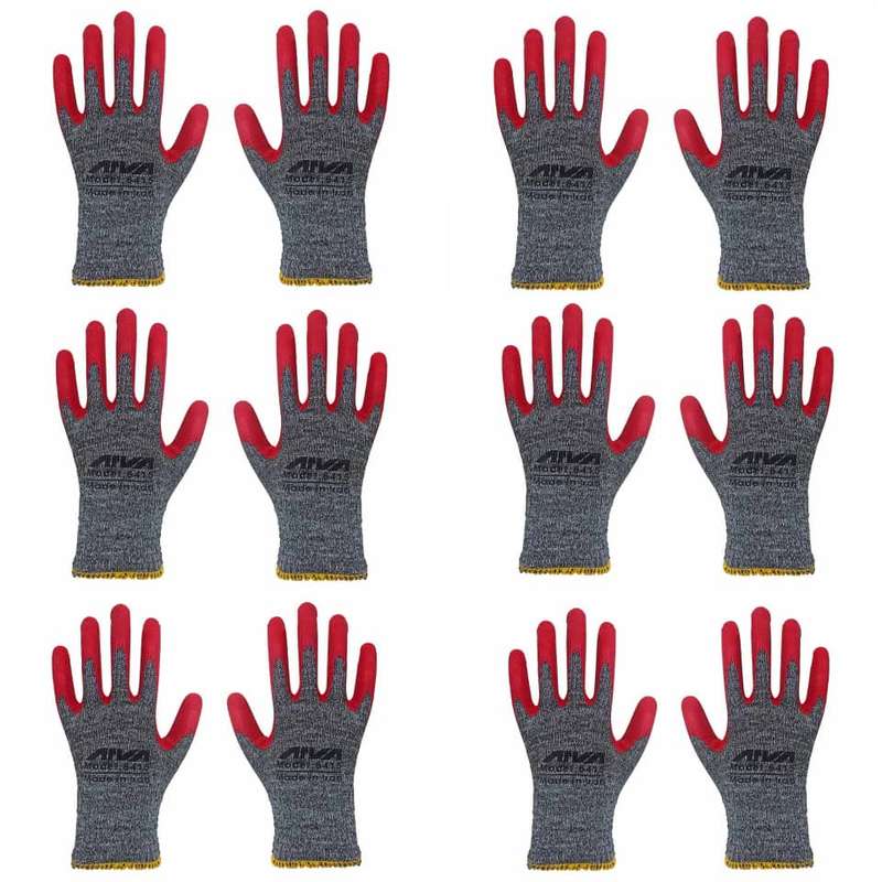 دستکش ایمنی آروا مدل E874 مجموعه 6 عددی دستکش ایمنی آروا مدل E874 مجموعه 6 عددی