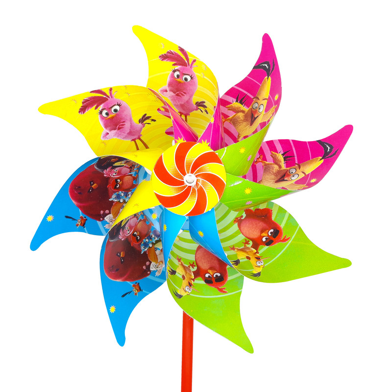 فرفره کاغذی طرح انگری برد بسته 10 عددی
