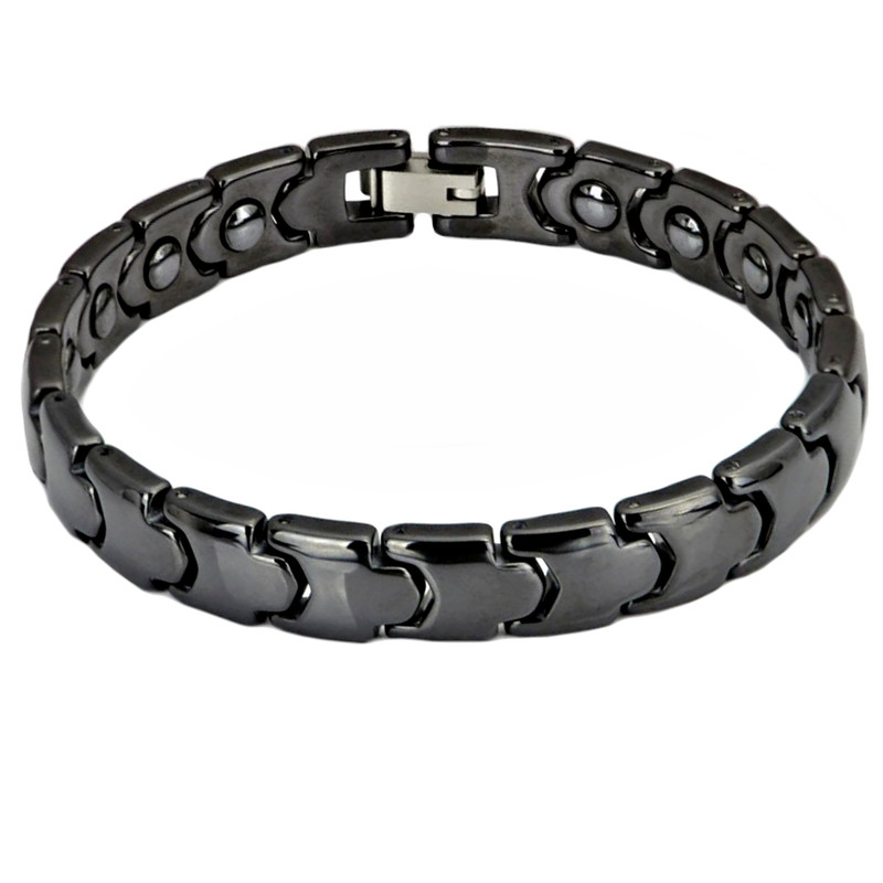 دستبند مردانه مغناطیسی مدل tungsten کد s24 دستبند مردانه مغناطیسی مدل tungsten کد s24