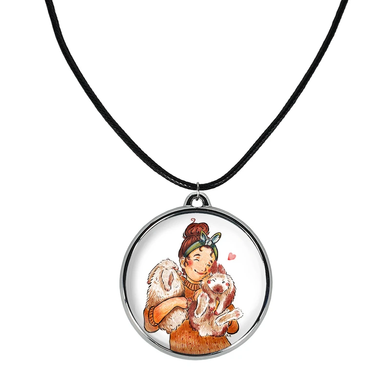 گردنبند خندالو مدل دخترونه کد 61156112