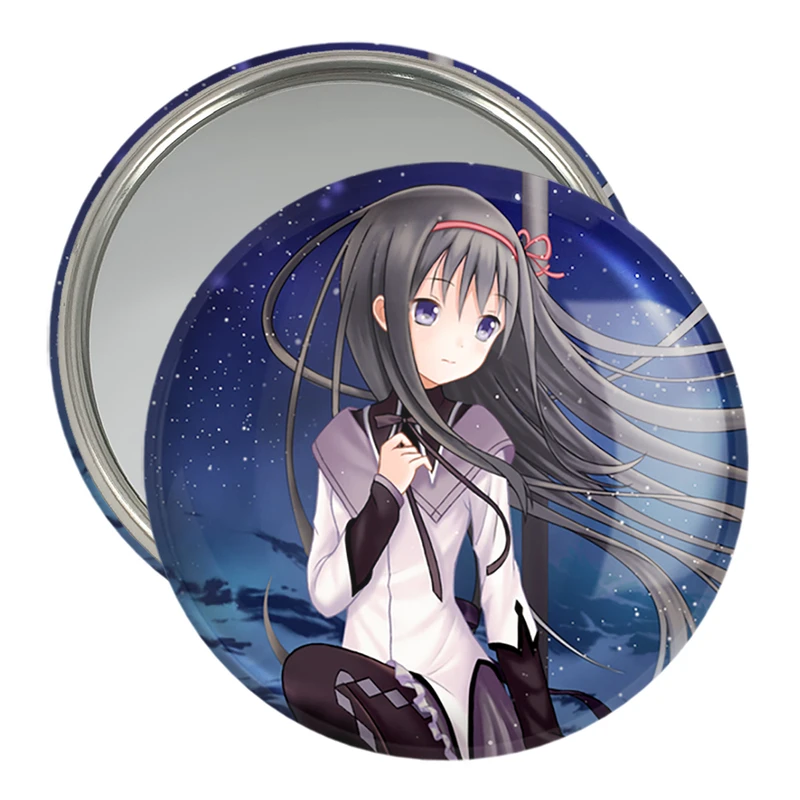آینه جیبی خندالو مدل همورا اکامی انیمه مادوکا مجیکا Madoka Magica  کد 18375