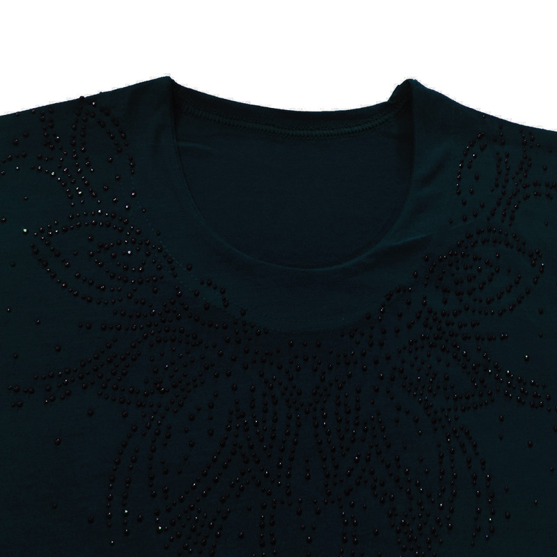 بلوز آستین بلند زنانه مدل خرچنگ کد tm-2810 رنگ سبز