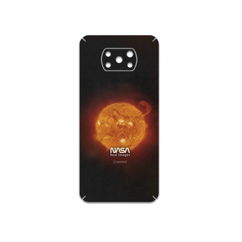 برچسب پوششی ماهوت مدل Sun-By-NASA مناسب برای گوشی موبایل شیائومی Poco X3 Pro