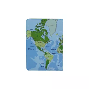 جلد پاسپورت مدل نقشه جهان کد A494