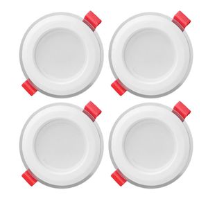 پنل ال ای دی 9 وات شاهچراغ مدل دورشیشه طرح رونیکا مجموعه 4 عددی