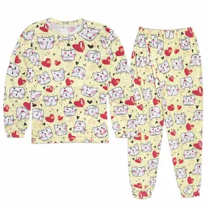 ست تی‌شرت آستین بلند و شلوار راحتی زنانه مدل Df