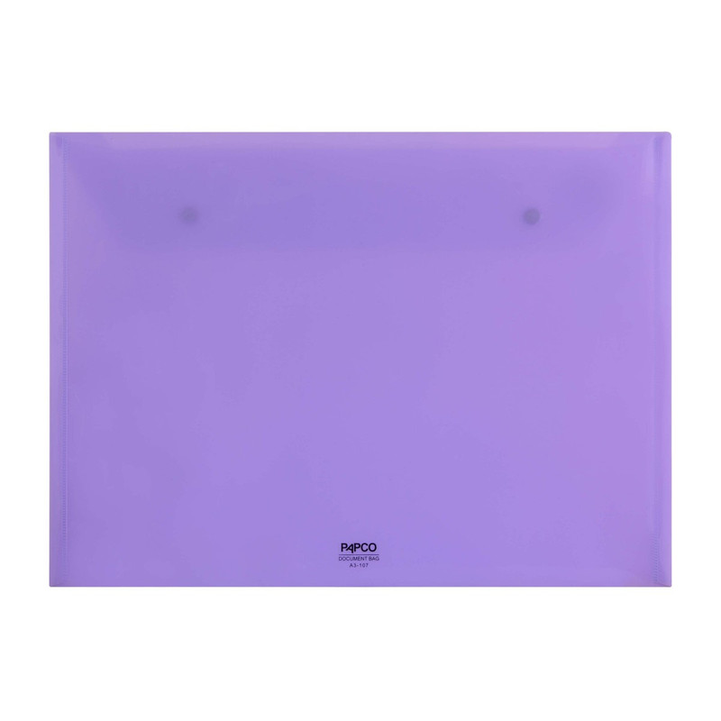 پوشه دکمه دار پاپکو کد A3-107M بسته 24 عددی