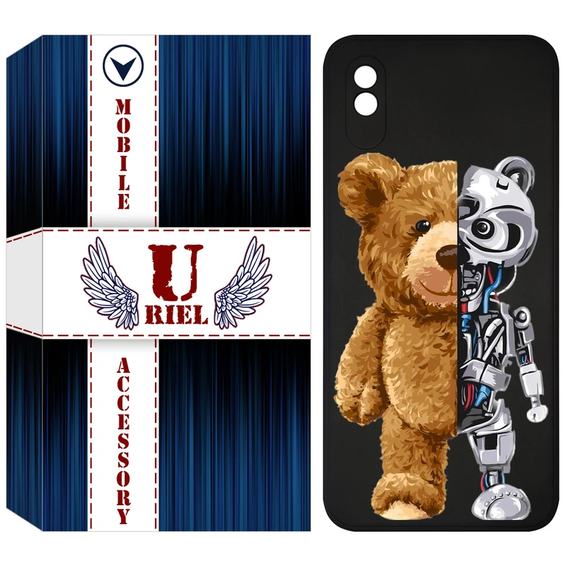 کاور یوریل مدل قاب KSH کد 40 طرح خرس مناسب برای گوشی موبایل شیائومی Redmi 9A / Redmi 9AT