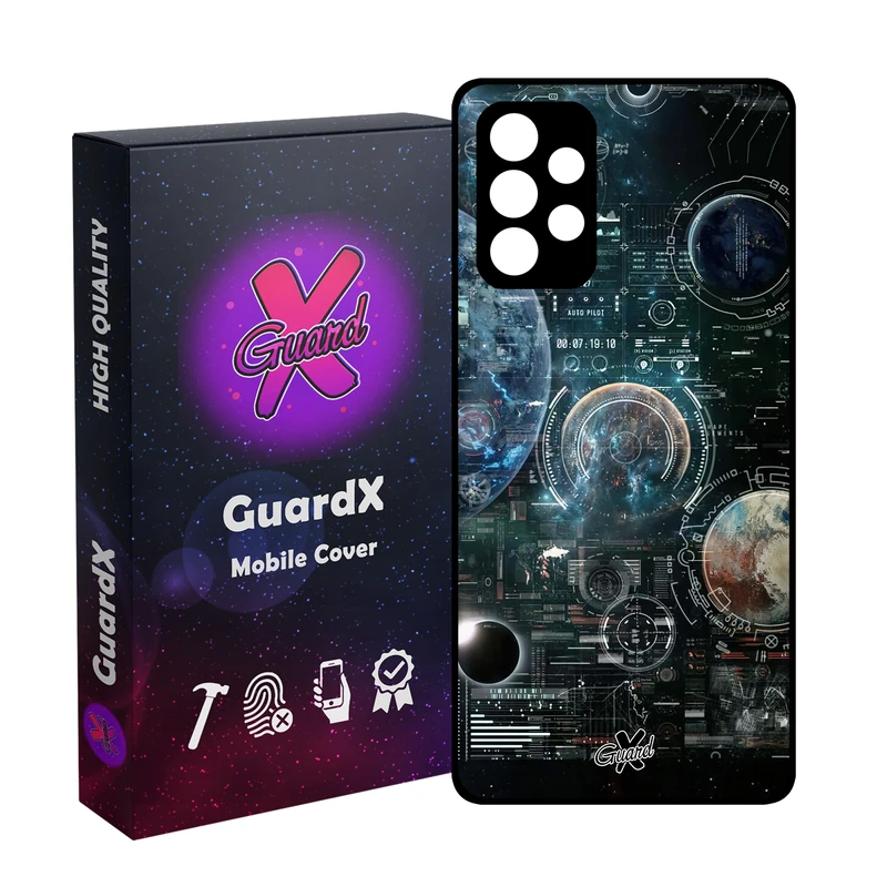 کاور گارد ایکس طرح فضا مدل Glass10512 مناسب برای گوشی موبایل سامسونگ Galaxy A52/A52S
