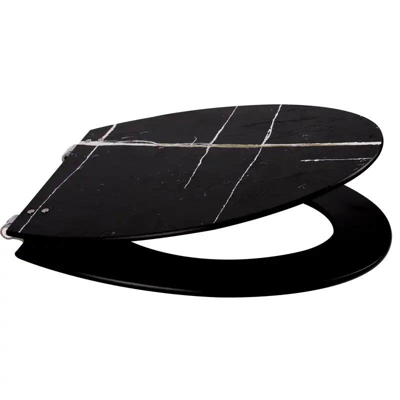 در توالت فرنگی مدل سنگ کوارتز طرح بیضی نویر