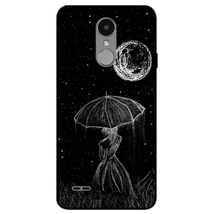 Megafone Girl and Moon 1369 Cover For LG K8 2017