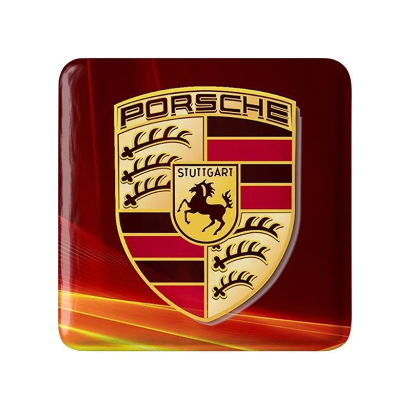 مگنت خندالو طرح پورشه Porsche مدل مربعی کد 30643
