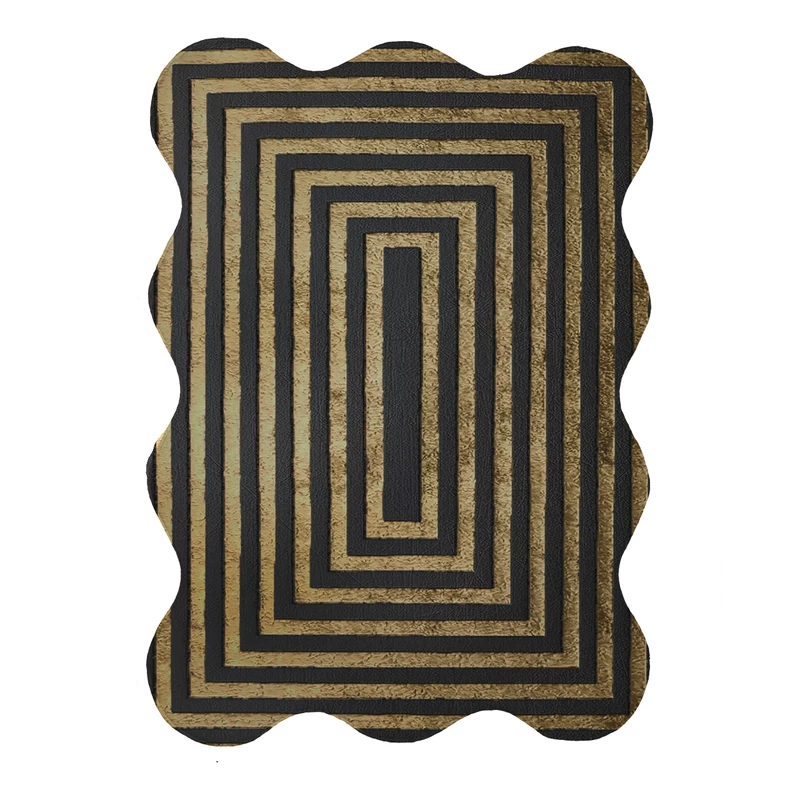 پادری مدل دالبر طرح کلاسیک کد 8906 سایز 80x110 سانتی متر 