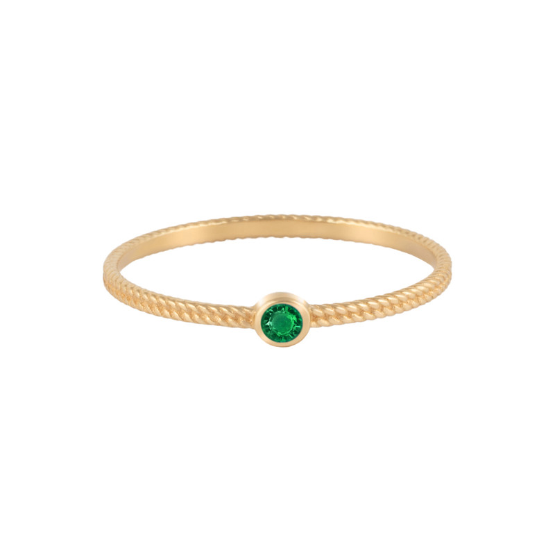 انگشتر طلا 18 عیار زنانه  با طرح کارتیه
بان گالری مدل نگینی ظریف سایز 53