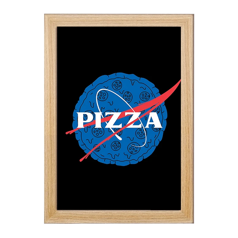 تابلو خندالو مدل پیتزا و ناسا کد F10101